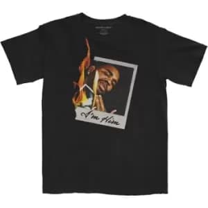 Kevin Gates - Polaroid Flame Unisex XX-Large T-Shirt - Black