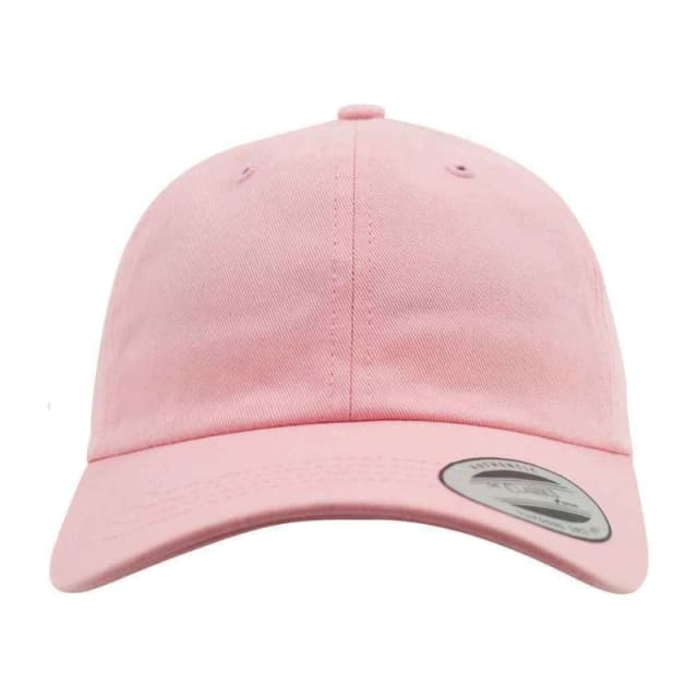 Flexfit Mens Low Profile Cotton Twill Cap in Pink Pink Male One Size