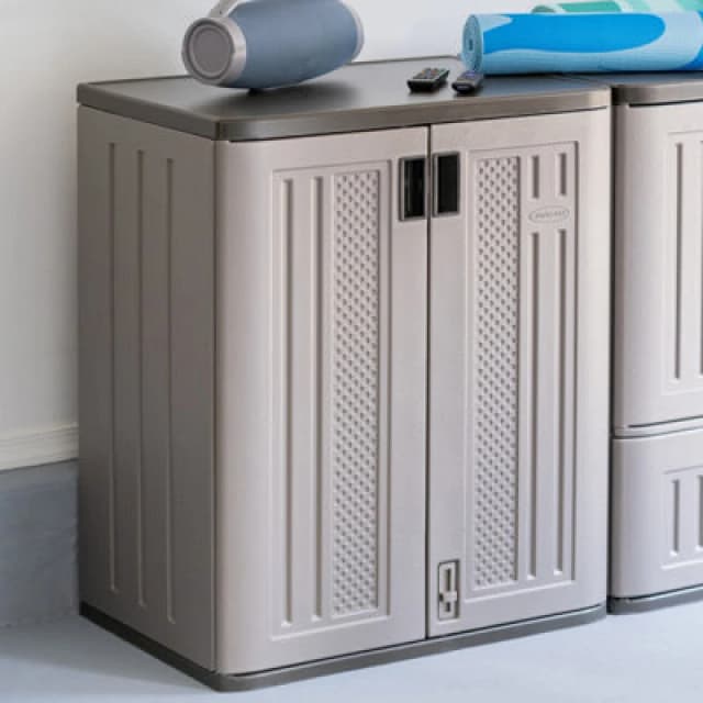 Suncast Haven Base Storage Cabinet, Grey BMC3600