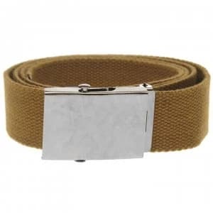 D555 Edward Web Belt - Khaki