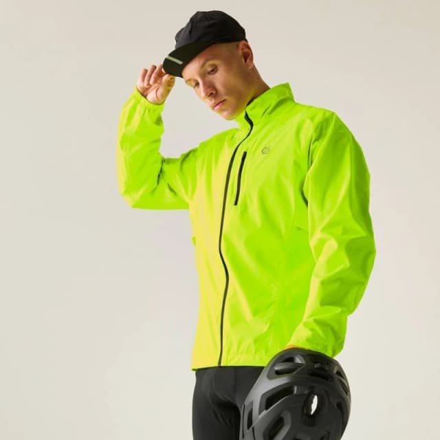 Dare 2b Mens Tor Cycling Waterproof Jacket in Bright Yellow Size: Medium Bright Yellow Male M