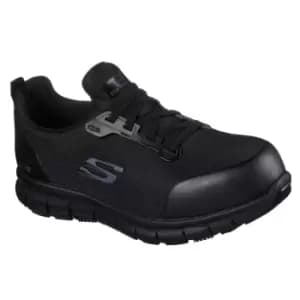 Skechers Womens/Ladies Sure Track Jixie Safety Shoes (7 UK) (Black)