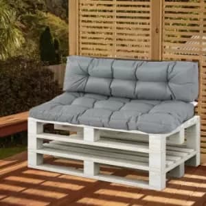 Outsunny Pallet Cushion Set - Grey