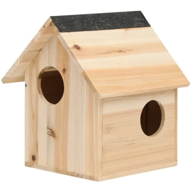 VIDAXL Squirrel House Solid Firwood 26x25x29cm Vidaxl 8720286182659