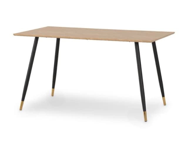 Seconique Hamilton 140cm Oak Effect Dining Table