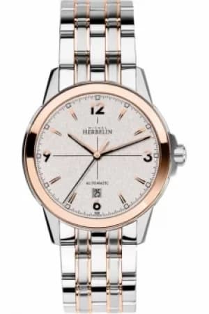 Mens Michel Herbelin Ambassador Automatic Watch 1650/BTR12