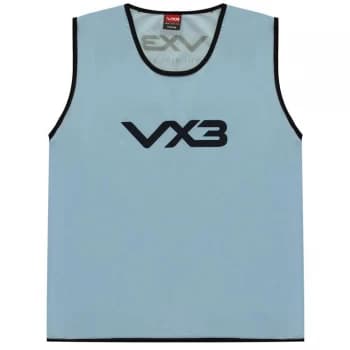 VX-3 Hi Viz Mesh Training Bibs Youths - Cyan