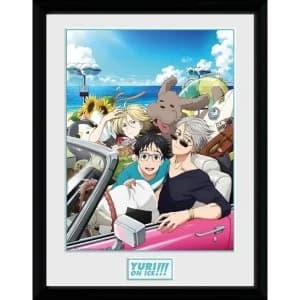 Yuri On Ice Car Framed Collector Print
