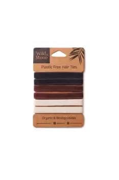 Plastic Free Hair Ties 6 Pack