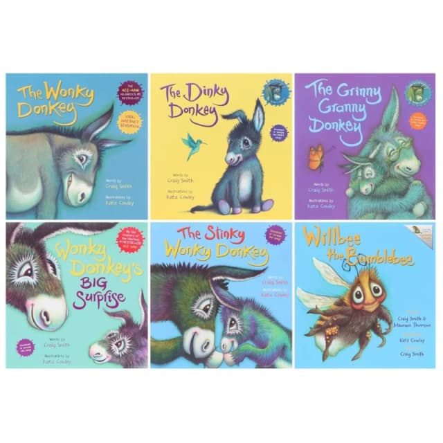 The Wonky Donkey Series 6 Book Collection By Craig Smith Craig Smith Books