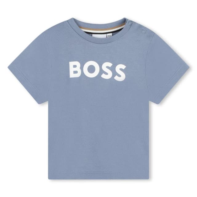 Boss Large Logo T-Shirt Infants - Grey Grey 9 - 12 Months