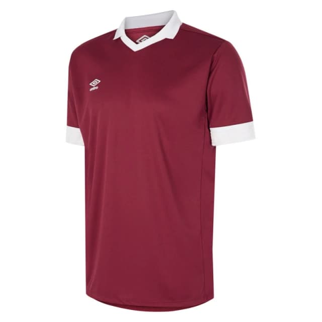 Umbro Tempest Short-Sleeved Jersey in Scarlet Size: 11-12 Years Scarlet Unisex 11-12 Years