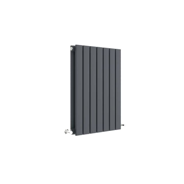 Balterley Square Horizontal Double Panel Radiator 1449 BTU Anthracite 600x 412mm Grey