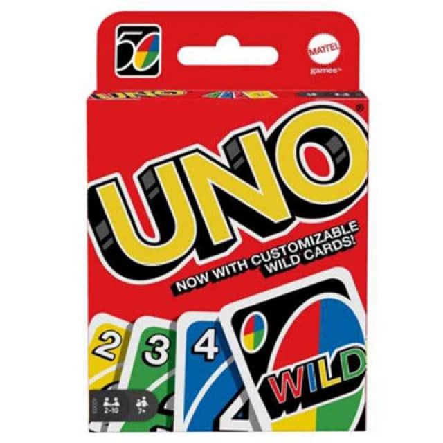 Uno Classic Card Game for Kids and Adults for Family Game Night