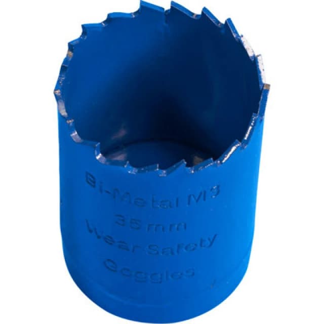 Loops 35mm HSS Hole Saw Blade - Milled Teeth - Bi-Metal M3 Steel Long Lasting Drill Metallics