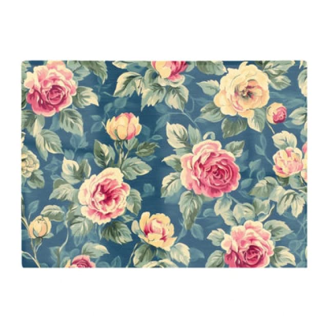 Warren Reed Designer Painting Of Vintage Roses Chopping Board