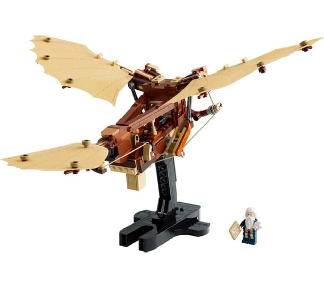 Lego Icons Leonardo Da Vinci&Rsquo;S Flying Machine Desk Decor Set For Adults 10363 One Colour WBFZX Unisex