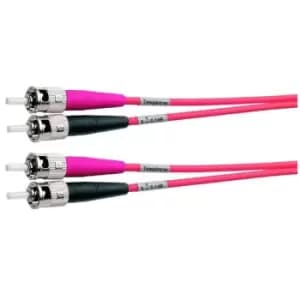 Telegartner L00810A0004 FO Duplex Patch Cables ST G625/125 1m