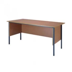 Serrion Rectangular 4 Leg Desk 1500x750x730mm Bavarian Beech KF838369