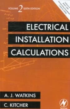 Electrical Installation Calculations. Vol. 2 by A.J Watkins Paperback