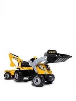 Smoby Builder Max Tractor + Trailer