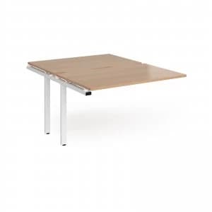 Adapt II Add On Units Back to Back 1200mm x 1600mm - White Frame beec