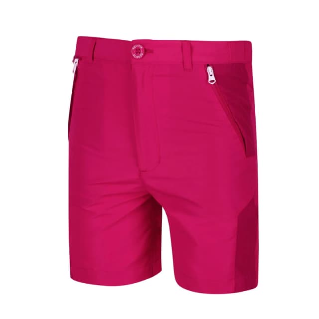 Regatta Sorcer Mountain Walking Shorts Short Unisex Kids - Purple Purple 5 - 6 Years