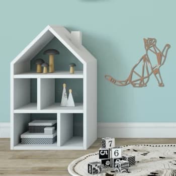 Cat - Copper Copper Decorative Metal Wall Accessory