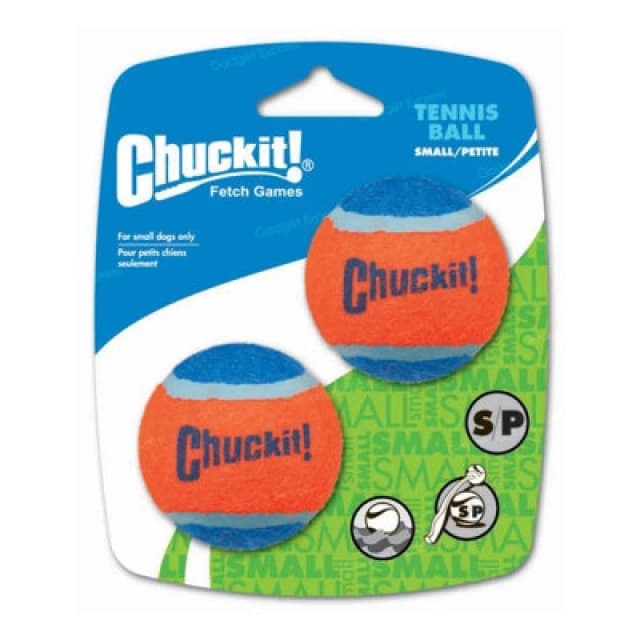 Chuckit Tennis Ball Dog Ball, 2 Small Balls