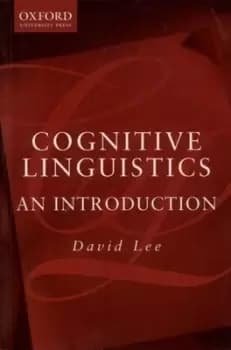 Cognitive linguistics - David Lee - Paperback - Used