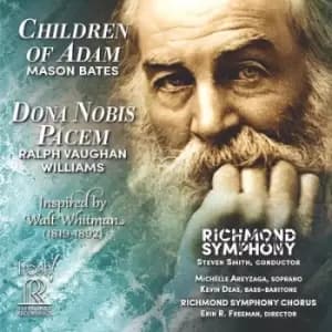 Mason Bates Children of Adam/Ralph Vaughan Williams Dona Inspired By Walt Whitman 1819-1892 by Mason Bates CD Album