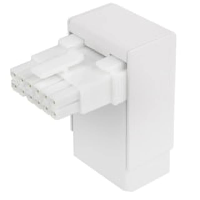 Kolink Core Pro 12V-2x6 16-Pin 90 Degree Adapter - Type 2 - White