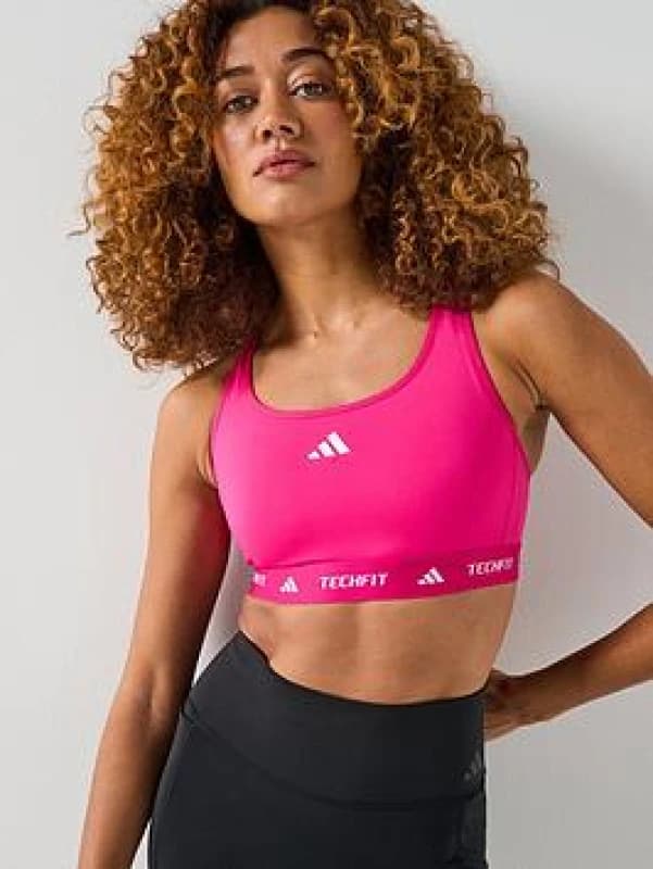 Sports bra adidas Techfit Rose Female XS