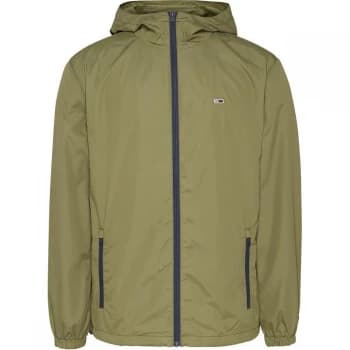 Tommy Jeans Packable Windbreaker - Uni Olive L8Q