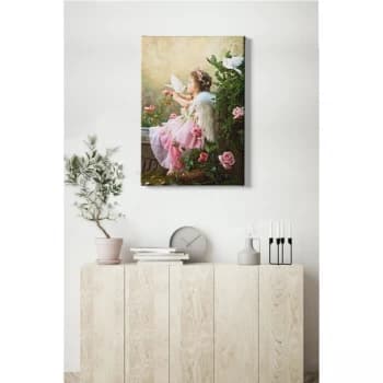 Kanvas Tablo (50 x 70) - 284 Multicolor Decorative Canvas Painting