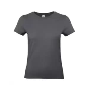 B&C Womens/Ladies #E190 Tee (2XL) (Dark Grey)