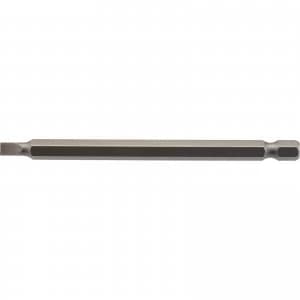Draper Slotted Screwdriver Bit 4.5mm 100mm Pack of 1