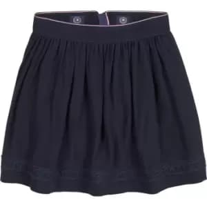 Tommy Hilfiger Ceremonial Lace Tape Skirt - Blue