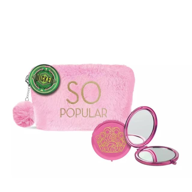Wicked Glinda Plush Cosmetics Bag & Compact Mirror Multi female 1