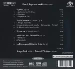 Karol Szymanowski - Szymanowski: Mythes: Music for Violin & Piano CD Album - Used