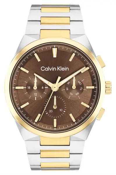 Calvin Klein 25200442 Mens Distinguish (44mm) Brown Dial / Watch