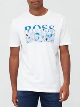 Hugo Boss Thady 1 Logo T-Shirt White Size L Men