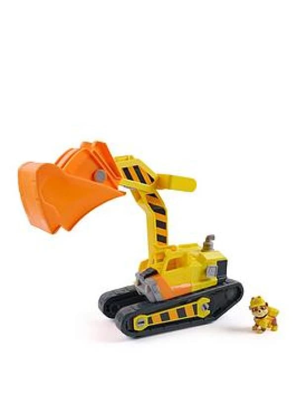 Rubble & Crew Rubble's Ultimate Tool Bulldozer Vehicle Toy Truck with Action Figure PAW Patrol Kids Toys for Boys and Girls Ages 3 and Up.