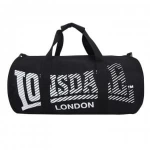 Lonsdale Barrel Bag - Black/White