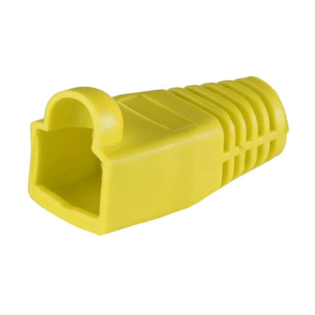 Cablenet Cablenet RJ45 Cat6a Boot Yellow 6.5mm 22-2084