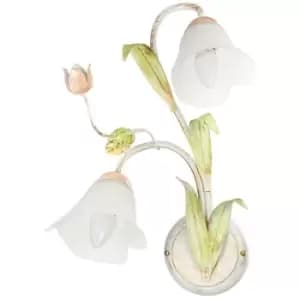 Onli Wilma Flower Wall Lamp, Glass Shades