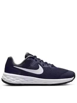 Nike Junior Revolution 6 - Navy/White, Size 4