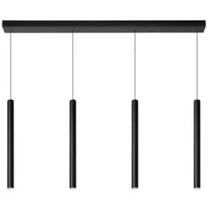 Lucide LORENZ - Bar Pendant Light - LED Dim. - 4x4W 3000K - Black