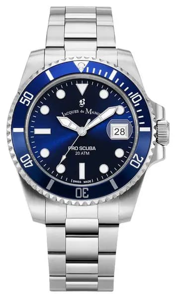 Jacques Du Manoir JWG02802 Pro Scuba (43mm) Blue Dial / Watch