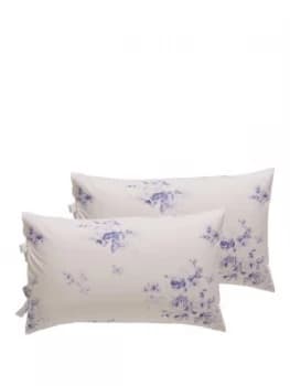 Holly Willoughby Olivia Wedgewood 100 percent Cotton 200 Thread Count Pillowcase Pair